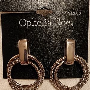 Ophelia Roe Silver Clip Earrings